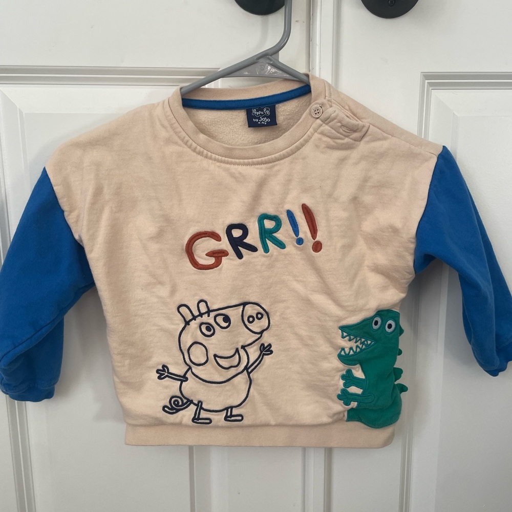 Jojo Maman Bébé 4-5 years Peppa Pig George 2 piece
